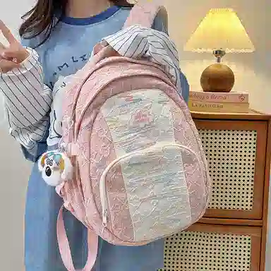 垣途者 高颜值书包女初高中大学生百搭背包女 尼龙 双肩包 女款 多色