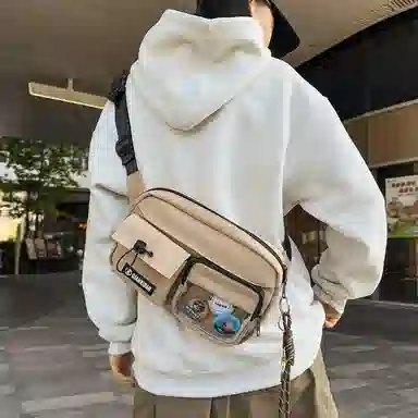 垣途者 街头潮流单肩包时尚运动骑行背包 尼龙 斜挎包 常规 男女同款情侣款 多色