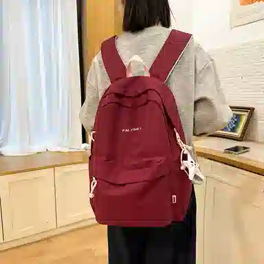 垣途者 书包小清新简约百搭初高中大学生背包 尼龙 双肩包 女款 多色