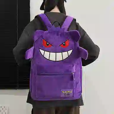 垣途者 小众个性卡通动漫潮牌 绒毛 双肩包 男女同款情侣款 多色