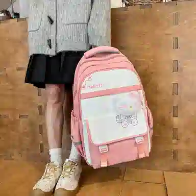 垣途者 日系可爱学生初中高中 帆布 双肩包 女款 多色