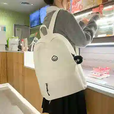 垣途者 日系小清新简约百搭书包 尼龙 双肩包 男女同款情侣款 多色