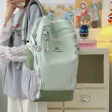 垣途者 时尚撞色百搭轻便小众 尼龙 双肩包 男女同款情侣款 多色