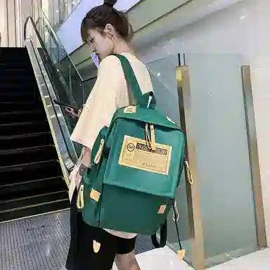 垣途者 经典大容量书包韩版原宿 尼龙 电脑背包双肩包 常规 男女同款情侣款 多色