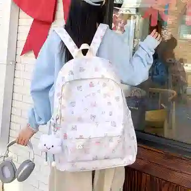 垣途者 日系可爱休闲大容量学生书包初高中大学生 尼龙 双肩包 女款 多色