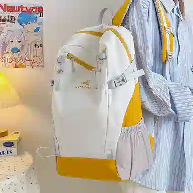 垣途者 时尚撞色百搭轻便小众 尼龙 双肩包 男女同款情侣款 多色