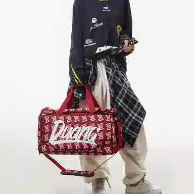 垣途者 时尚潮牌健身干湿分离训练出差旅游 尼龙 旅行包 男女同款情侣款 多色