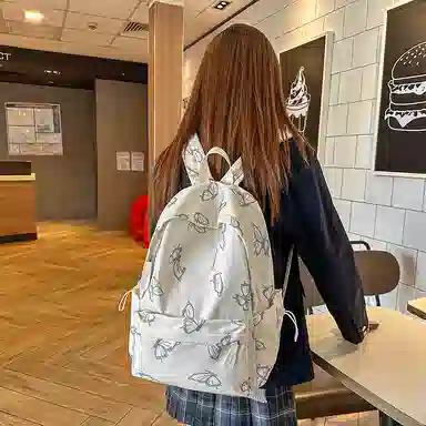 垣途者 日系小清新可爱蝴蝶初中高中大学生 尼龙 双肩包 女款 多色