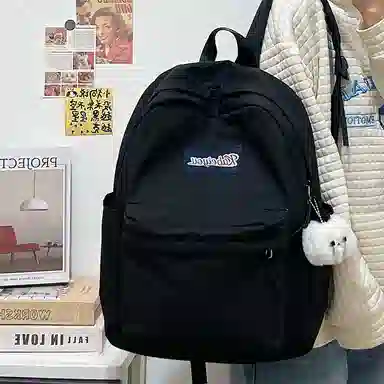 垣途者 书包韩版简约百搭大容量 尼龙 双肩包 常规 男女同款情侣款 多色