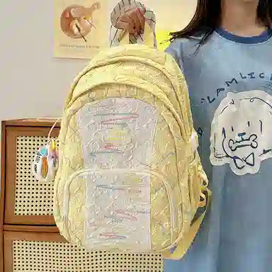 垣途者 高颜值书包女初高中大学生百搭背包女 尼龙 双肩包 女款 多色