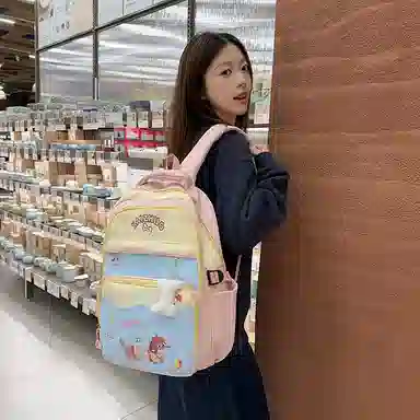 垣途者 日系可爱少女书包学生背包 尼龙 双肩包 常规 女款 多色