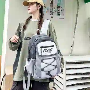 垣途者 潮牌韩版学院风 牛津布 双肩包 男女同款情侣款 多色