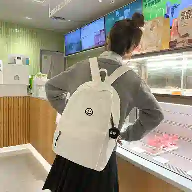 垣途者 日系小清新简约百搭书包 尼龙 双肩包 男女同款情侣款 多色