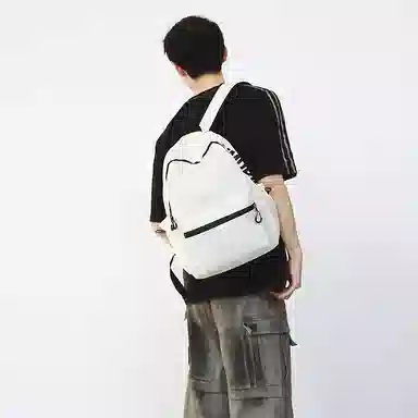 垣途者 简约百搭初高中大学生日系小清新背包 尼龙 双肩包 常规 男女同款情侣款 多色