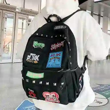 垣途者 小众休闲简约日常时尚潮流 帆布 双肩包 常规 男女同款情侣款 多色