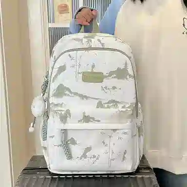 垣途者 国风水墨新中式 尼龙 双肩包 男女同款情侣款 多色