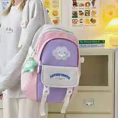 垣途者 日系可爱小清新书包韩版 尼龙 双肩包 常规 女款 多色