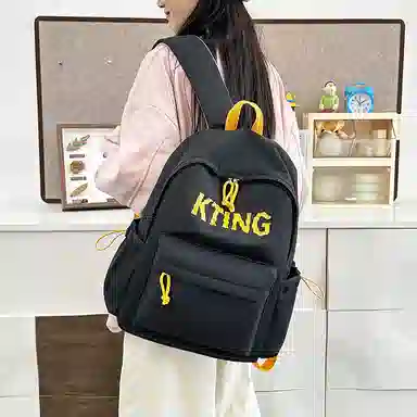 垣途者 高颜值简约休闲百搭学生书包初高中大学生 尼龙 韩版双肩包 男女同款情侣款 多色