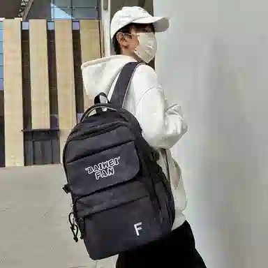 垣途者 街头潮流 尼龙 双肩包 男女同款情侣款 多色