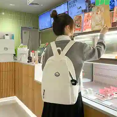 垣途者 日系小清新简约百搭书包 尼龙 双肩包 男女同款情侣款 多色