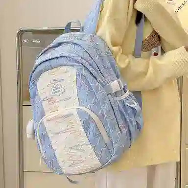 垣途者 高颜值书包女初高中大学生百搭背包女 尼龙 双肩包 女款 多色