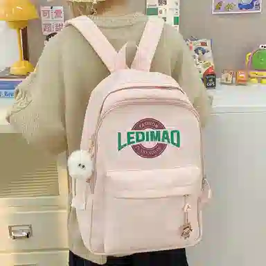 垣途者 韩版百搭初高中大学生书包 尼龙布 双肩包 男女同款情侣款 多色