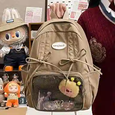 垣途者 日系可爱痛包书包 尼龙 双肩包 常规 女款 多色