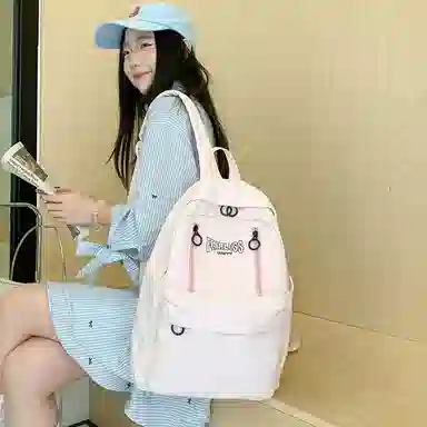 垣途者 原宿 复合布 双肩包 男女同款情侣款 多色