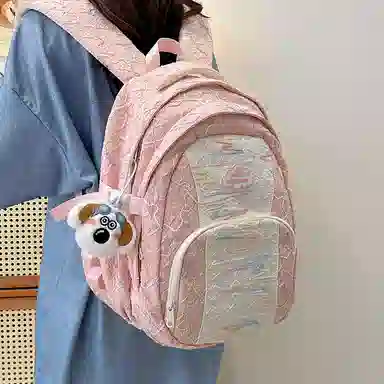 垣途者 高颜值书包女初高中大学生百搭背包女 尼龙 双肩包 女款 多色