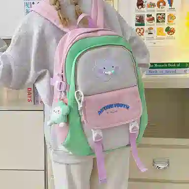 垣途者 日系可爱小清新书包韩版 尼龙 双肩包 常规 女款 多色