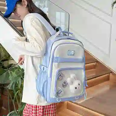 垣途者 日系可爱少女初高中大学生 尼龙 双肩包 女款 多色