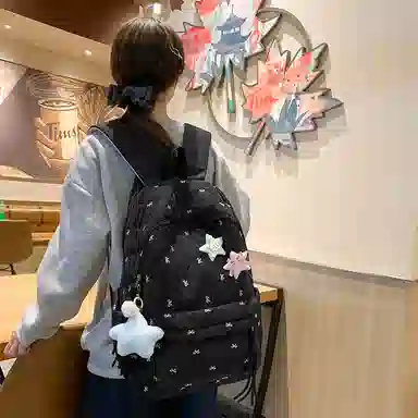 垣途者 可爱少女简约百搭学生书包初高中大学生 尼龙 双肩包 女款 多色