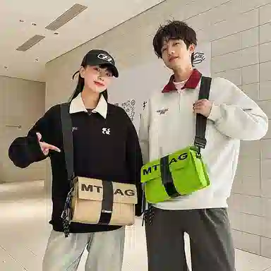 垣途者 小众时尚潮流简约百搭骑行运动单肩包 牛津布 斜挎包 男女同款情侣款 多色