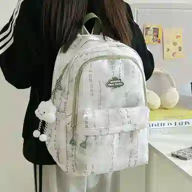 垣途者 古风水墨学生书包 尼龙 双肩包 男女同款情侣款 多色