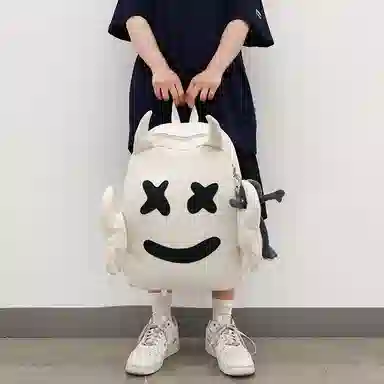 垣途者 可爱卡通搞怪设计感小众休闲旅行 尼龙 双肩包 男女同款情侣款 多色