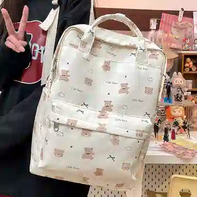 垣途者 书包学生可爱日系背包 尼龙 双肩包 常规 女款 多色