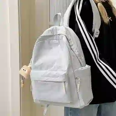 垣途者 简约百搭日系小清新学生书包初高中大学生 尼龙 休闲双肩包 常规 男女同款情侣款 多色