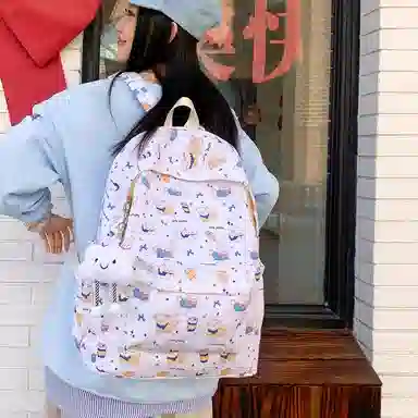 垣途者 日系可爱休闲大容量学生书包初高中大学生 尼龙 双肩包 女款 多色