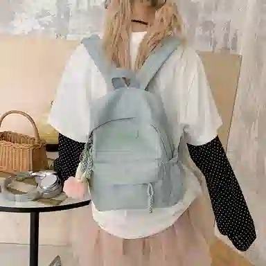 垣途者 日系可爱少女小清新韩版百搭 尼龙布 双肩包 女款 多色