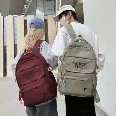 垣途者 街头潮流 尼龙 双肩包 男女同款情侣款 多色