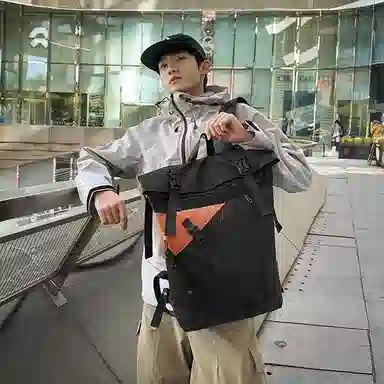 垣途者 街头潮流大容量旅游出现背包书包 牛津布 双肩包 男女同款情侣款 多色