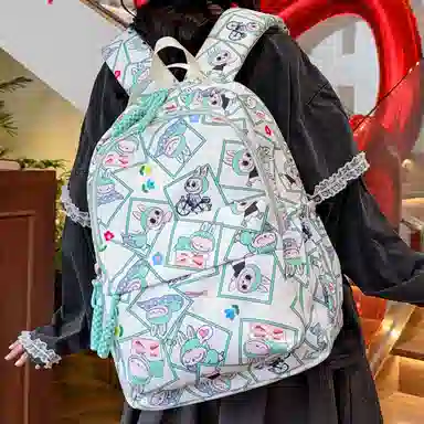 垣途者 卡通动漫可爱大容量 尼龙 双肩包 女款 多色