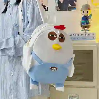 垣途者 日系可爱卡通咕咕鸡学生校园 尼龙 双肩包 女款 多色