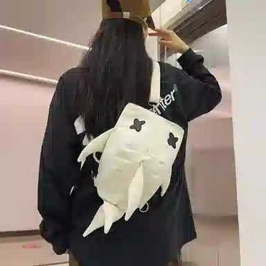 垣途者 小众卡通搞怪休闲 尼龙 双肩包 男女同款情侣款 多色