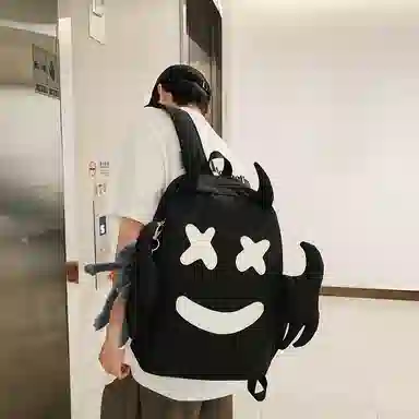 垣途者 可爱卡通搞怪设计感小众休闲旅行 尼龙 双肩包 男女同款情侣款 多色