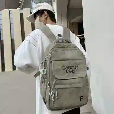 垣途者 街头潮流 尼龙 双肩包 男女同款情侣款 多色