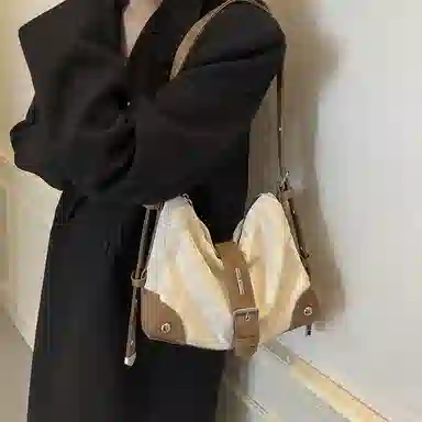 垣途者 小众美式复古高级感通勤 皮绒 腋下包单肩包 女款 多色