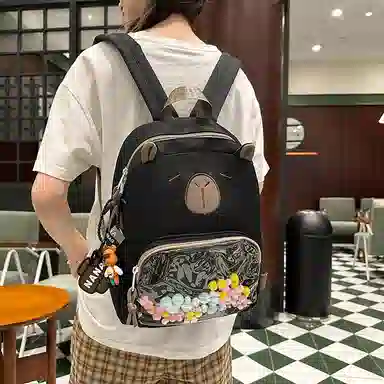 垣途者 卡通动漫搞怪动物 尼龙 双肩包 女款 多色