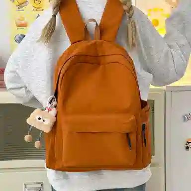 垣途者 简约百搭日系小清新学生书包初高中大学生 尼龙 休闲双肩包 常规 男女同款情侣款 多色