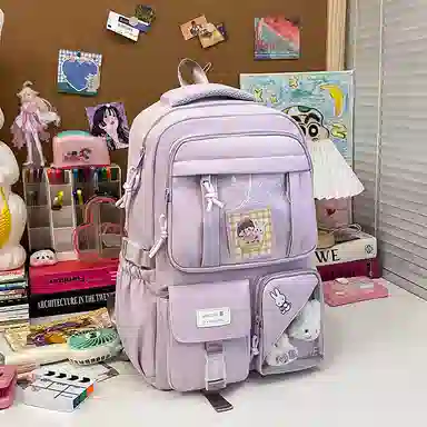 垣途者 书包学生可爱日系软妹背包 帆布 帆布包双肩包 常规 女款 多色